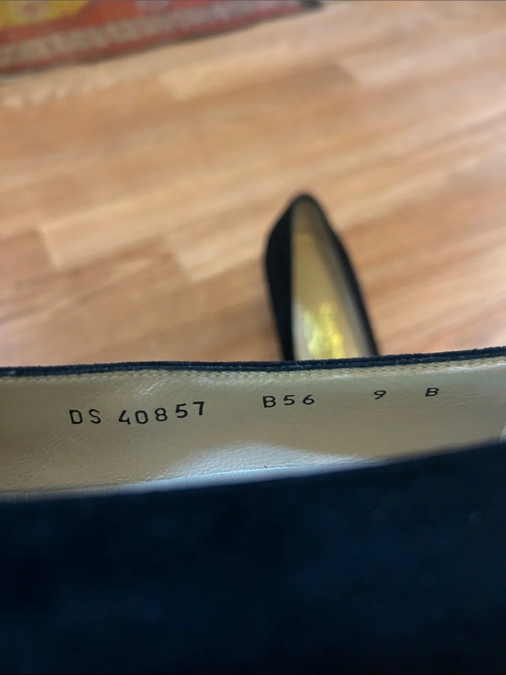 Black Salvatore Ferragamo heels